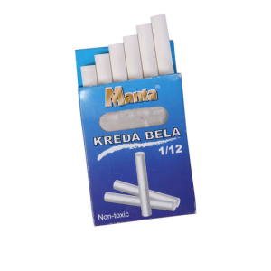 Kreda u beloj boji Manta 1/12