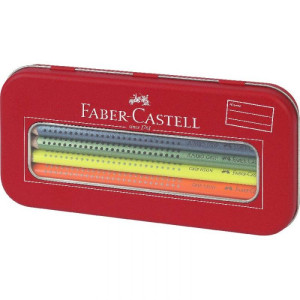 Drvene bojice Grip Jambo Faber-Castell neon i metalik 1/10