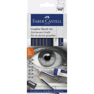 Grafitne olovke Goldfaber u setu Faber-Castell