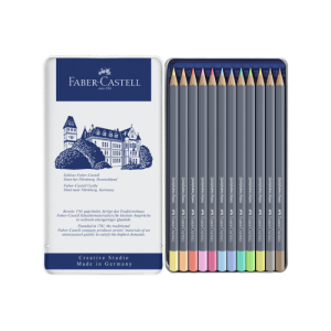 Drvene bojice Goldfaber Aqua Faber-Castell pastelne boje 1/12
