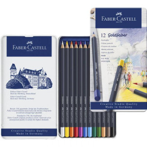 Drvene bojice permanentne Goldfaber Faber-Castell 1/12