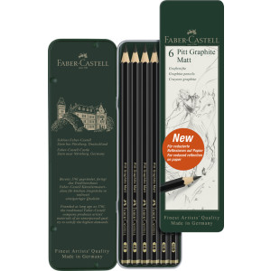 Pitt graphite matt set Faber-Castell 1/6