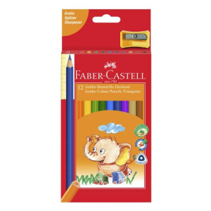 Drvene bojice Faber-Castell Jumbo Slonče 1/12