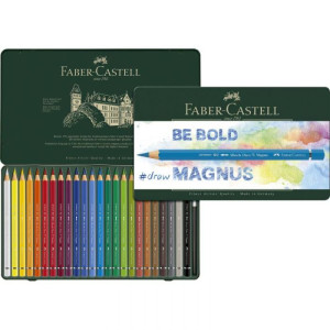Drvene bojice Faber-Castell A.Durer Magnus 1/24 metalno pakovanje