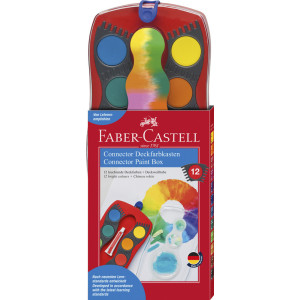 Vodene boje Connector Faber-Castell crvene 1/12