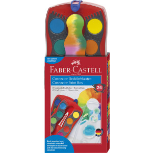 Vodene boje Connector Faber-Castell crvene 1/24