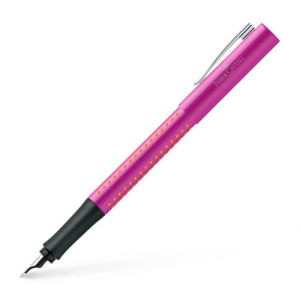 Naliv pero Grip 2010 Faber-Castell pink-orange M