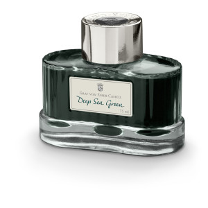 Mastilo za naliv pero Graf von Faber-Castell Deep sea green 75 ml