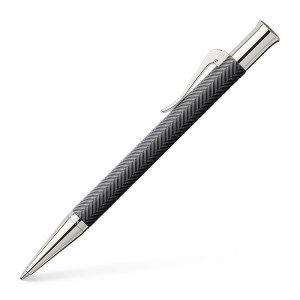 Hemijska olovka Graf von Faber-Castell Guillose Cisele anthracite