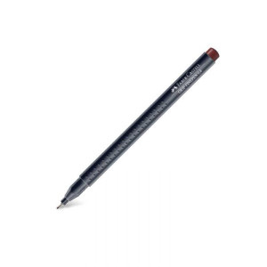 Flomaster lajner Grip Faber-Castell tamno bran