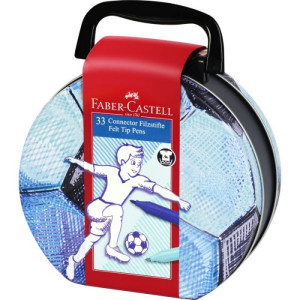 Flomasteri Connector Faber-Castell Soccer