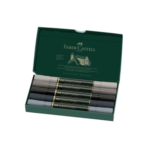 Flomasteri Albrecht Durer Faber-Castell wallet Grey tones 1/5