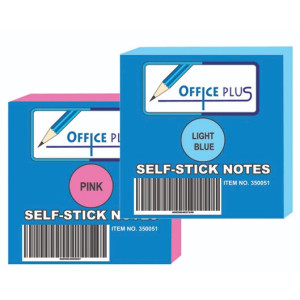 Blok samolepljivi Office Plus roze 75 x 75