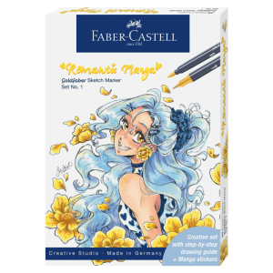 Goldfaber Sketch flomasteri Faber-Castell Romantic Manga 1