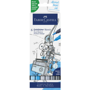 Goldfaber sketch flomaster Faber-Castell Product design 1/6