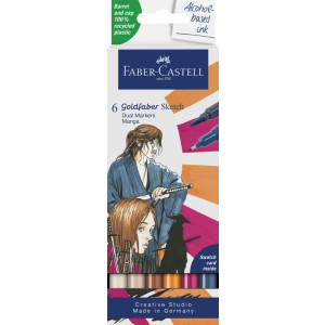 Goldfaber sketch flomaster Faber-Castell Manga 1/6