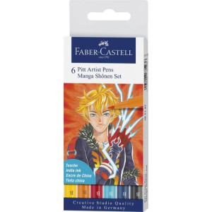 Pitt art pen Faber-Castell Shonen Manga 1/6
