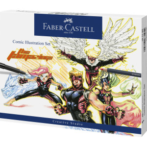 Illustration set Faber-Castell Comic