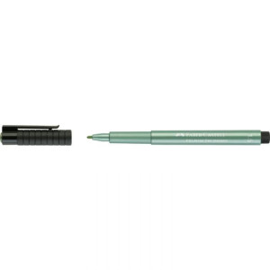 Pitt art pen Faber-Castell metallic green 294