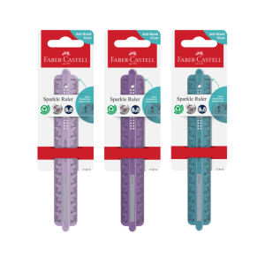 Lenjir Sparkle Faber-Castell fleksibilan 15cm
