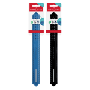 Lenjir Dots Faber-Castell Ocean fleksibilan 30cm