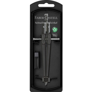 Šestar quick-set Grip Faber-Castell black