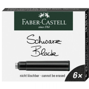 Patroni za naliv pero Faber-Castell crna