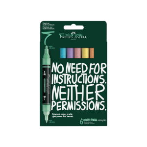 Akrilni markeri Faber-Castell Pastel set od 6 komada
