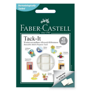 Kreativna traka Faber-Castell bela 30g