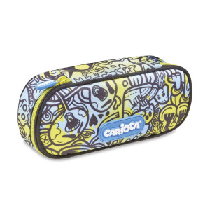 Pernica Carioca Pouch Comics sa zipom plavo/žuta