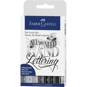 Pitt art pen Faber-Castell Lettering starter set 1/7
