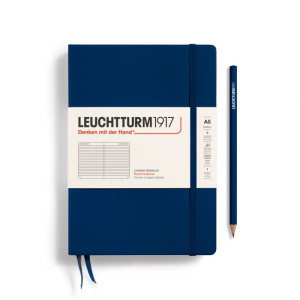 Rokovnik Leuchtturm Navy 249 stranica tvrd povez linije A5