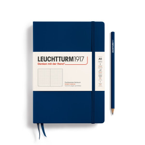 Rokovnik Leuchtturm Navy 249 stranica tvrd povez tačkice A5