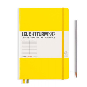 Rokovnik Leuchtturm Lemon 249 stranica tvrd povez linije A5