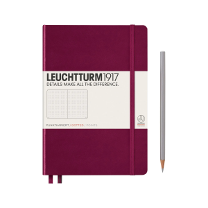 Rokovnik Leuchtturm Port red tvrd povez tačkice A5