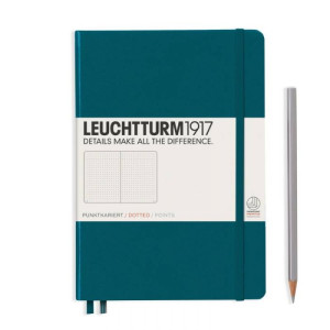 Rokovnik Leuchtturm Pacific green tvrd povez 249 stranica tačkice A5