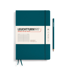 Rokovnik Leuchtturm Composition Pacific green 219 stranica tvrd povez linije B5