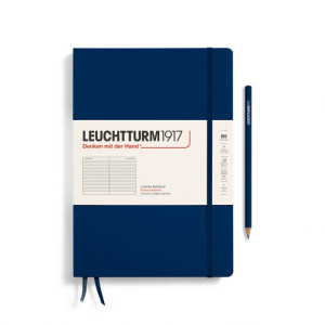 Rokovnik Leuchtturm Navy blue tvrd povez 219 stranica linije B5