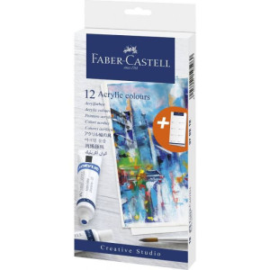 Tempere Faber-Castell 1/12 akrilne