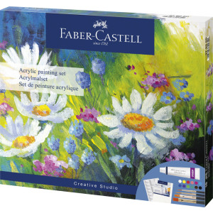 Tempere akrilne Faber-Castell 1/18