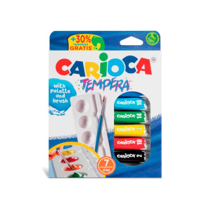 Tempere Carioca sa četkicom i paletom 10 ml 1/7