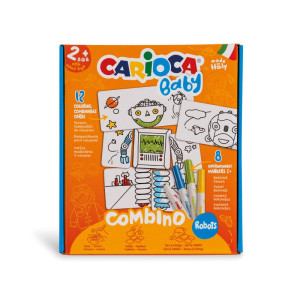 Flomasteri u setu Combino Robots Baby Carioca 1/8