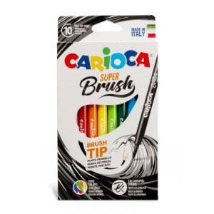 Flomasteri Super brush Carioca 1/10