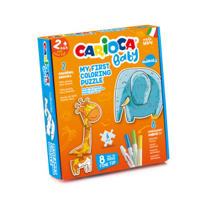 Flomasteri Baby u setu Carioca Puzzle Animal