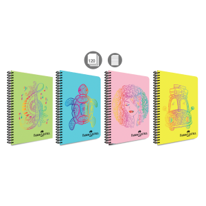 Sveska Faber-Castell Faces dikto A4 120L