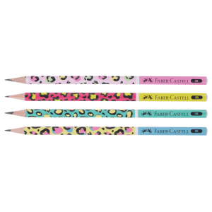 Grafitna olovka Safari sa gumicom Faber-Castell 2B