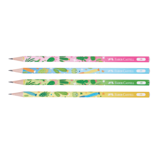 Grafitna olovka Cactus sa gumicom Faber-Castell 2B