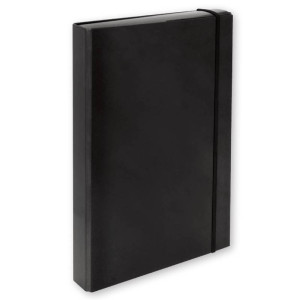 Fascikla Spree crna kartonska sa lastišem