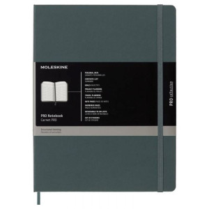 Rokovnik Moleskine Pro Forest green tvrd povez XL