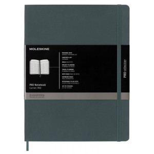 Rokovnik Moleskine Pro Forest green mek povez XL